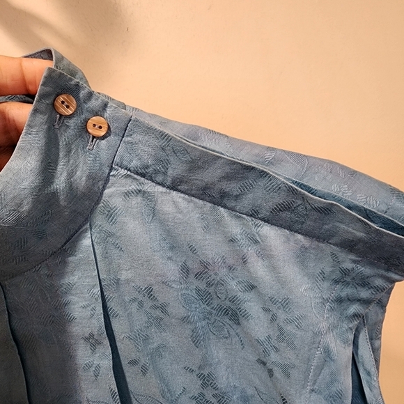 TAHARI Cotton Blended Sleeves Blouse size 14 - Picture 4 of 15